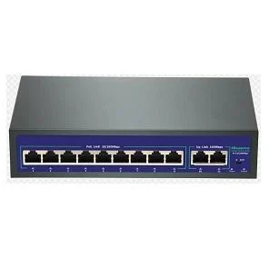 POE коммутатор 9 POE 2 Uplink