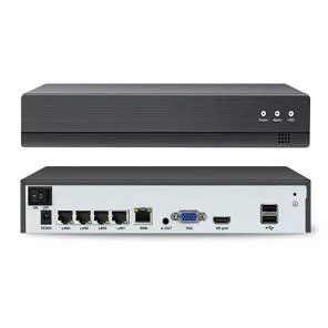 4-х канальный POE IP видеорегистратор 6204HE-POE-4K XM